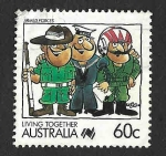 Stamps Australia -  1069 - II Centenario de la Colonización de Australia