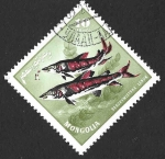 Stamps Mongolia -  390 - Lenok de Hocico Agudo