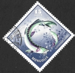 Stamps Mongolia -  391 - Esturión Siberiano