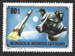 Stamps : Asia : Mongolia :  1035 - Laika