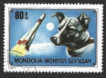 Sellos del Mundo : Asia : Mongolia : 1035 - Laika