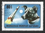 Stamps Mongolia -  1035 - Laika