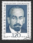 Stamps Liechtenstein -  451 - Théodore Champion