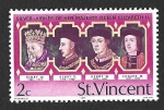 Stamps Saint Vincent and the Grenadines -  486 - XXV Aniversario de la Regencia de la Reina Isabel II