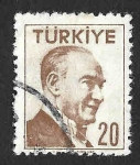 Sellos de Asia - Turqu�a -  1235 - Kemal Atatürk