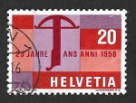 Stamps Switzerland -  367 - XXV Años de las Marcas Nacionales de Fábrica