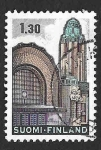 Stamps : Europe : Finland :  469 - Estación Central de Tren de Helsinki