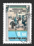 Stamps : Europe : Finland :  497 - II Centenario de la Sociedad "Aurora" de Astronomía