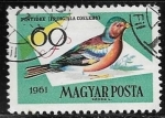 Stamps : Europe : Hungary :  Aves - Fringilla coelebs