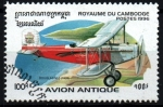 Sellos de Asia - Camboya -  Aviones antiguos