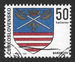 Sellos del Mundo : Europe : Czechoslovakia : 1652 - Escudo de Bardejov