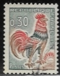 Stamps Europe - France -  Aves - Gallus gallus domesticus