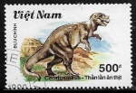 sello : Asia : Vietnam : Dinosaurios - 