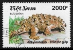 Stamps Asia - Vietnam -  Dinosaurios - Ankylosaurus