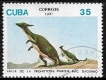 Stamps : America : Cuba :  Dinosaurios - Hadrosaurus