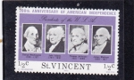 Stamps Saint Vincent and the Grenadines -  200 aniversario de la independencia