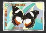  de Africa - Guinea Ecuatorial -  77-06 - Ropalocero de África