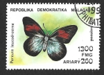 Stamps Madagascar -  1086 - Pereute Luecodrosime