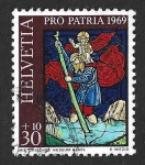 Stamps Europe - Switzerland -  B384 - Vidriera