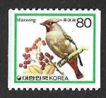 Stamps South Korea -  1481B - Ampelis Japonés