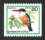 Stamps South Korea -  1481D - Martín Pescador