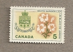 Stamps Canada -  Lirio blanco