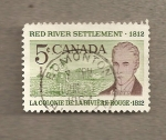 Stamps Canada -  150 Aniv Colonia del río rojo