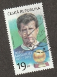 sello : Europa : Rep�blica_Checa : 974 - Josef Masopust, futbolista checo
