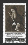 Stamps Vatican City -  414 - Proclamación de San Benito Como Patrón de Europa