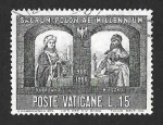 Stamps Vatican City -  433 - Milenario del Cristianismo en Polonia