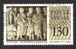 sello : Europa : Vaticano : 626 - Sarcófagos Paleocristianos