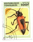 Sellos de Africa - Togo -  Coleóptero