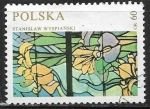  de Europa - Polonia -  Flores -  Stanislaw Wyspianski