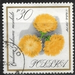 Stamps : Europe : Poland :  Flores - Centaurea moschata)