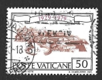  de Europa - Vaticano -  657 - L Aniversario del Estado Vaticano