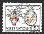 Stamps Vatican City -  660 - L Aniversario del Estado Vaticano