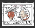  de Europa - Vaticano -  661 - L Aniversario del Estado Vaticano