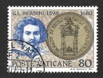  de Europa - Vaticano -  673 - II Centenario de la Muerte de Gian Lorenzo Bernini