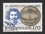  de Europa - Vaticano -  674 - II Centenario de la Muerte de Gian Lorenzo Bernini