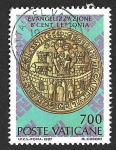 Sellos de Europa - Vaticano -  783 - VIII Centenario de la Evangelización de Letonia