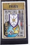 Stamps Rwanda -  750 aniversario Rotary Internacional