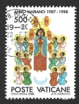  de Europa - Vaticano -  809 - Año Mariano