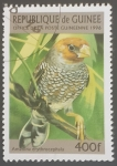 Stamps Guinea -  Red-headed Finch (Amadina erythrocephala