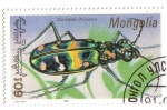 Sellos de Asia - Mongolia -  Coleóptero