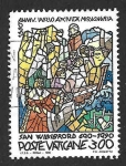 Stamps Vatican City -  858 - XIII Centenario de la Obra Misionera de San Willibrord