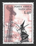 Stamps Europe - Vatican City -  C48 - Antena y Arcángel San Gabriel