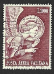 Stamps Vatican City -  C53 - La Anunciación de Fran Angelico