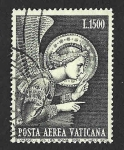 Stamps Vatican City -  C54 - La Anunciación de Fran Angelico
