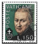  de Europa - Vaticano -  586 - II Centenario de la Muerte de San Pablo de la Cruz