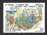 Stamps Europe - Vatican City -  795 - Viajes del Papa San Juan Pablo II